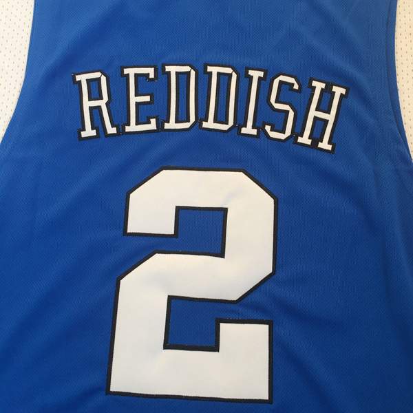 Duke Blue Devils REDDISH #2 Blue NCAA Basketball Jersey