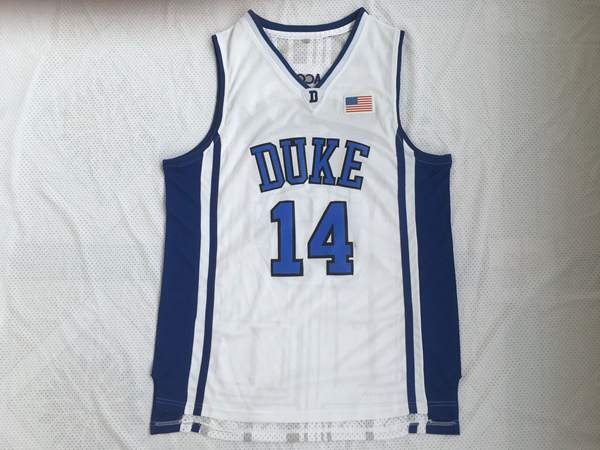 Duke Blue Devils INGRAM #14 White NCAA Basketball Jersey