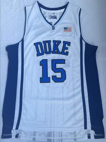 Duke Blue Devils OKAFOR #15 White NCAA Basketball Jersey