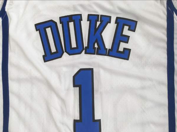 Duke Blue Devils IRVING #1 White NCAA Basketball Jersey