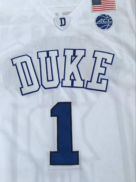 Duke Blue Devils WILLIAMSON #1 White NCAA Basketball Jersey