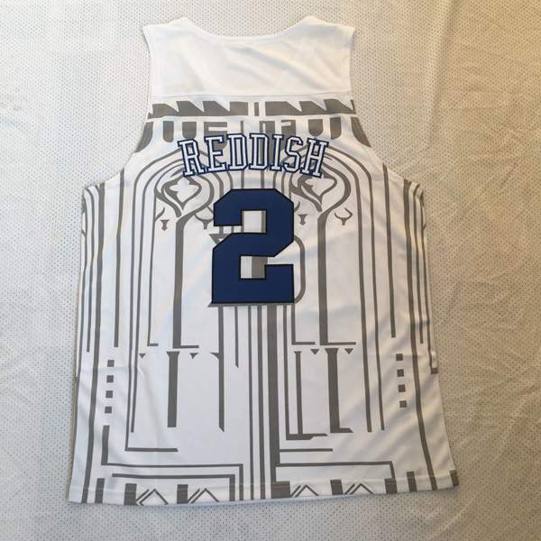 Duke Blue Devils REDDISH #2 White NCAA Basketball Jersey