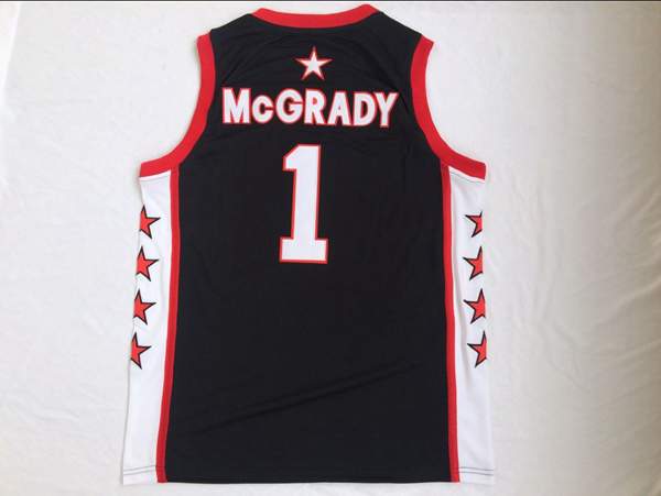 Mount Zion MCGRADY #1 Black Basketball Jersey