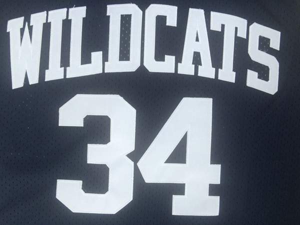 Wildcats BIAS #34 Black Basketball Jersey