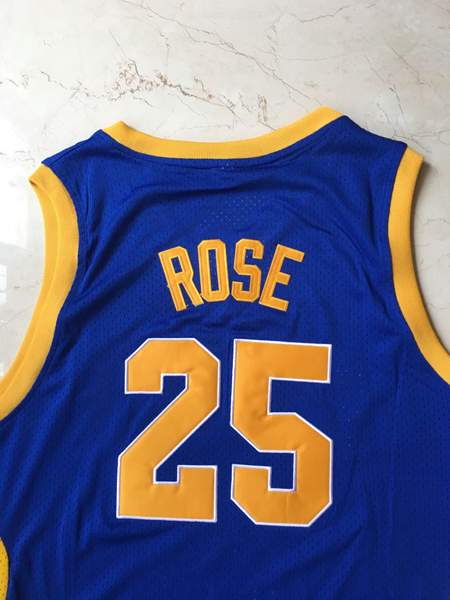 Simeon ROSE #25 Blue Basketball Jersey