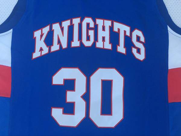 Knights CURRY #30 Blue Basketball Jersey