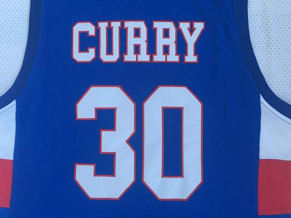 Knights CURRY #30 Blue Basketball Jersey