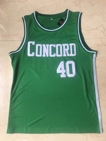 Concord KEMP #40 Green Basketball Jersey