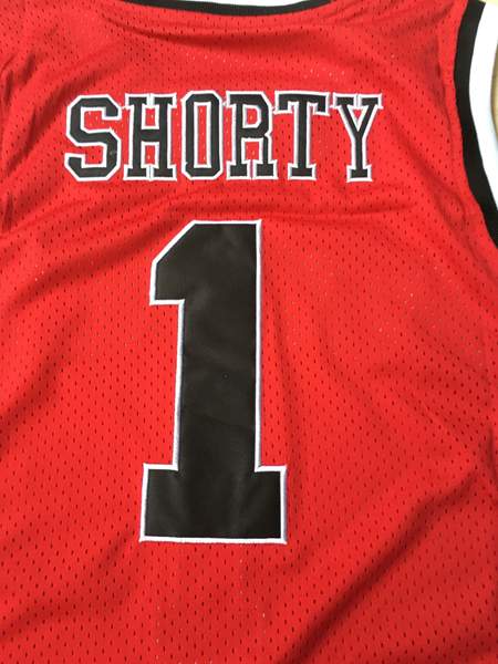 Sunset Park SHORTY #1 Red Basketball Jersey