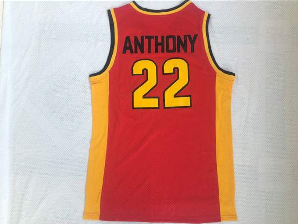 Oak Hill ANTHONY #22 Red Basketball Jersey