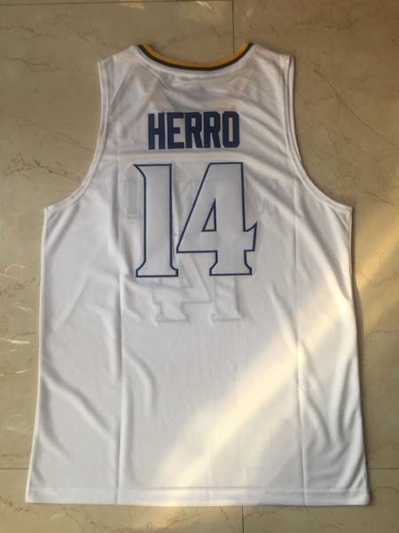 Whitnall HERRO #14 White Basketball Jersey