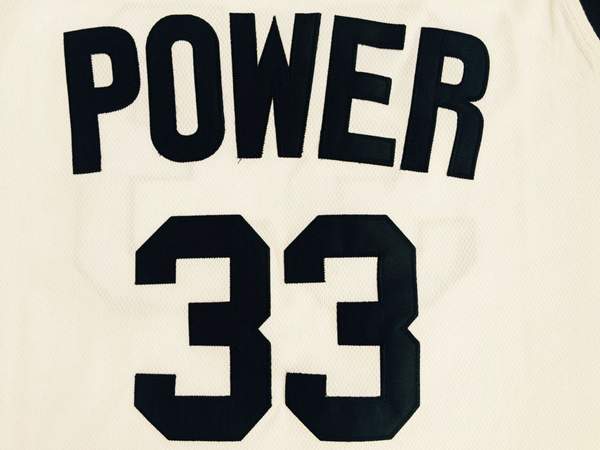 Power ALCINDOR #33 White Basketball Jersey