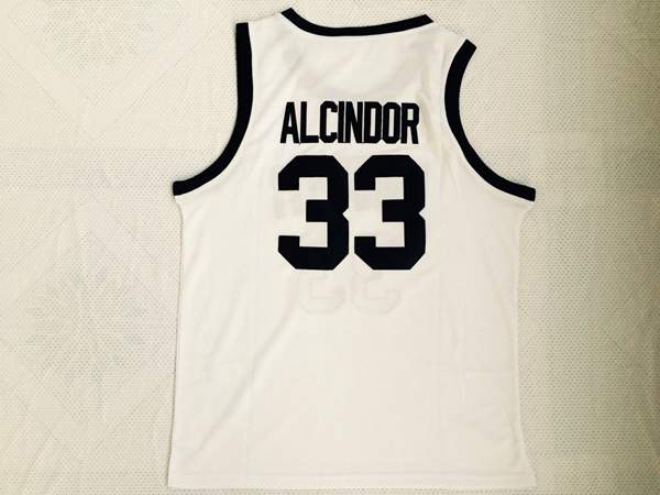 Power ALCINDOR #33 White Basketball Jersey