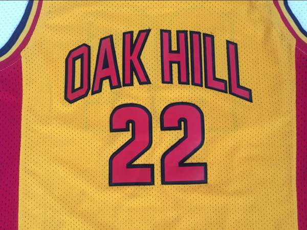 Oak Hill ANTHONY #22 Yellow Basketball Jersey