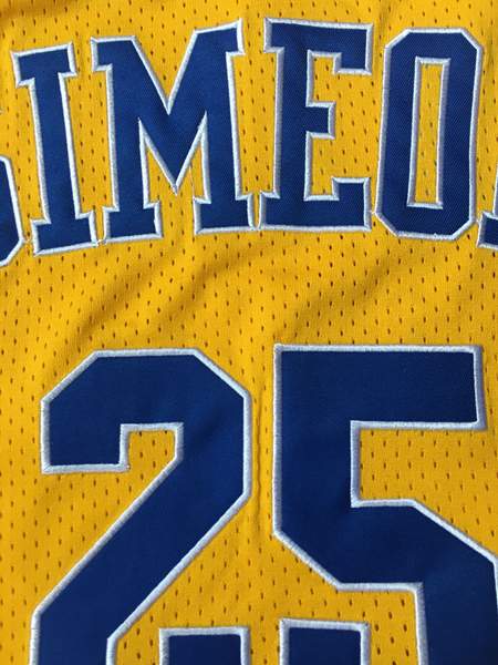 Simeon ROSE #25 Yellow Basketball Jersey