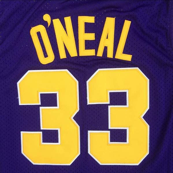 LSU Tigers ONEAL #33 Purple NCAA Basketball Jersey