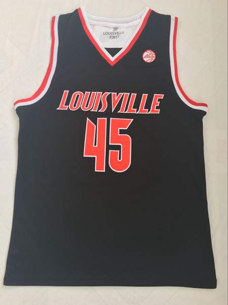 Louisville Cardinals MITCHELL #45 Black NCAA Basketball Jersey
