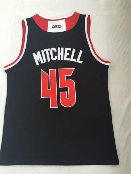 Louisville Cardinals MITCHELL #45 Black NCAA Basketball Jersey