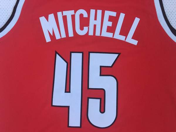 Louisville Cardinals MITCHELL #45 Red NCAA Basketball Jersey