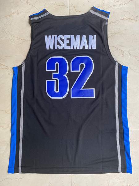 Memphis Tigers WISEMAN #32 Black NCAA Basketball Jersey