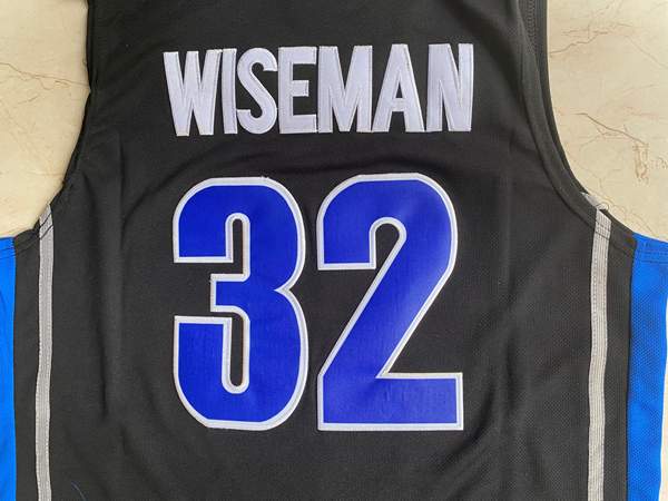 Memphis Tigers WISEMAN #32 Black NCAA Basketball Jersey