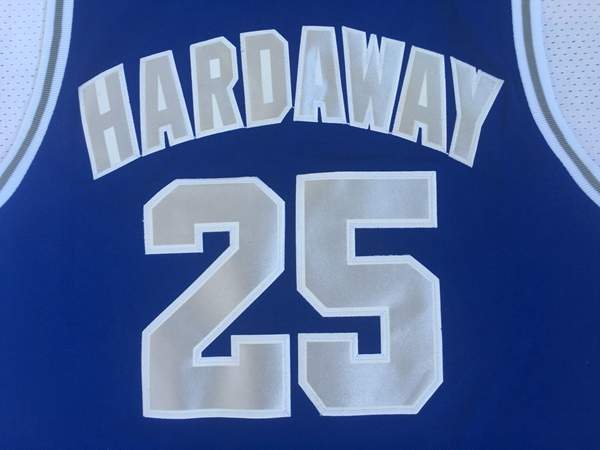 Memphis Tigers HARDAWAY #25 Blue NCAA Basketball Jersey