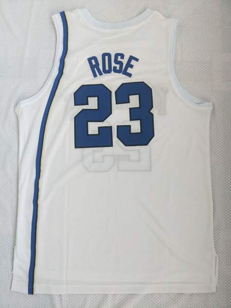 Memphis Tigers ROSE #23 White NCAA Basketball Jersey