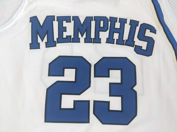 Memphis Tigers ROSE #23 White NCAA Basketball Jersey