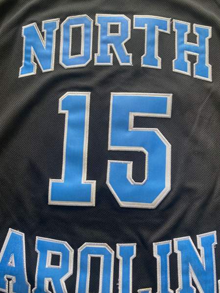 North Carolina Tar Heels CARTER #15 Black NCAA Basketball Jersey