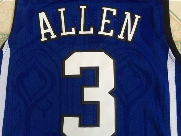 North Carolina Tar Heels ALLEN #3 Blue NCAA Basketball Jersey