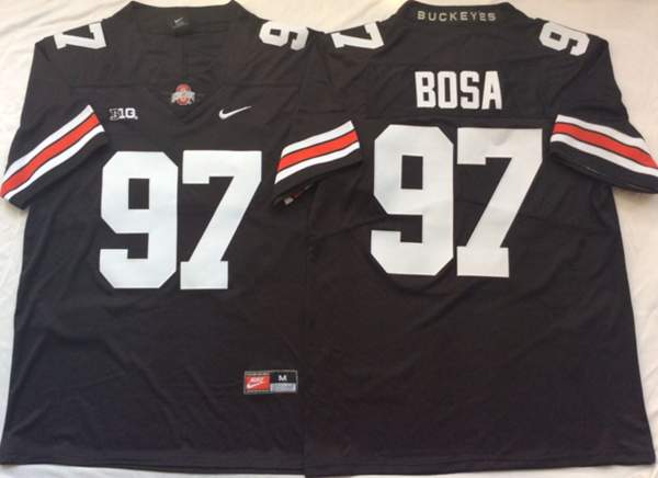 Ohio State Buckeyes BOSA #97 Black NCAA Football Jersey