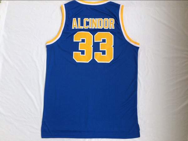 UCLA Bruins ALCINDOR #33 Blue NCAA Basketball Jersey