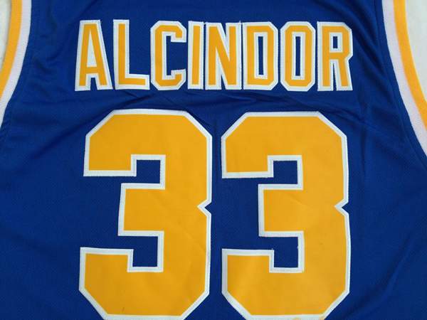 UCLA Bruins ALCINDOR #33 Blue NCAA Basketball Jersey