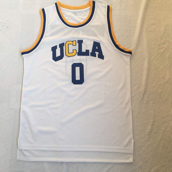 UCLA Bruins WESTBROOK #0 White NCAA Basketball Jersey