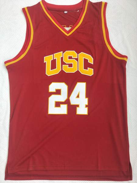 USC Trojans SCALABRINE #24 Red NCAA Basketball Jersey