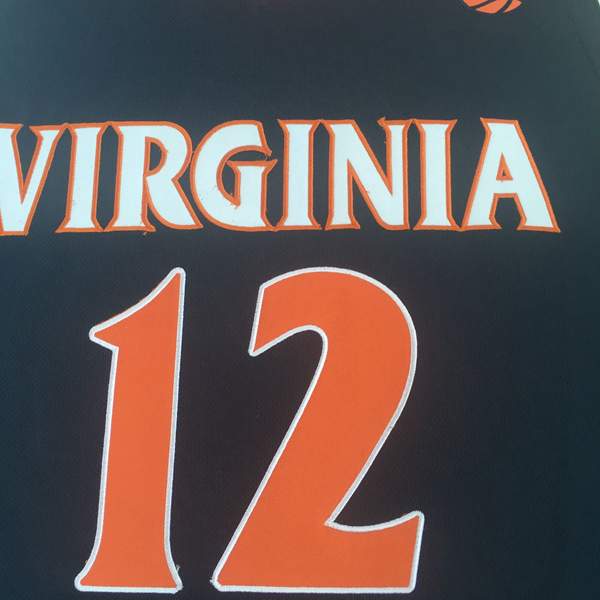 Virginia Cavaliers HUNTER #12 Dark Blue NCAA Basketball Jersey