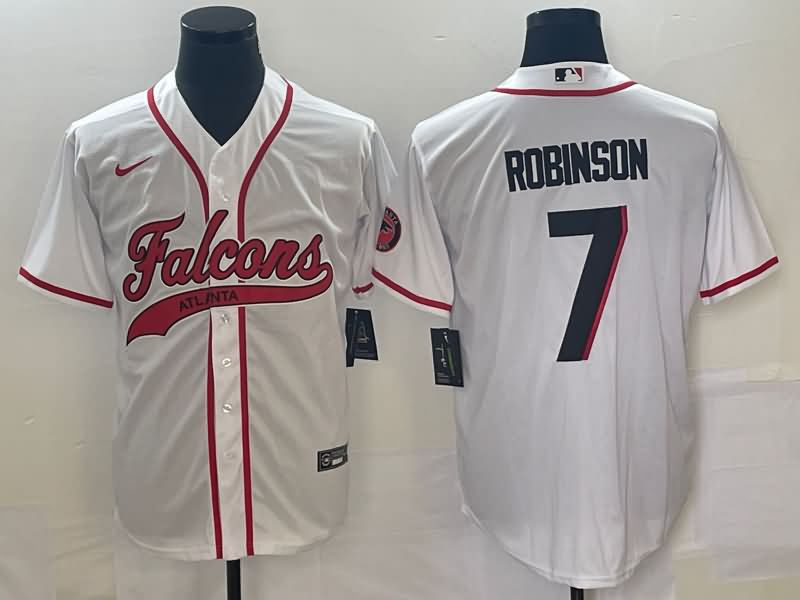 Atlanta Falcons White MLB&NFL Jersey