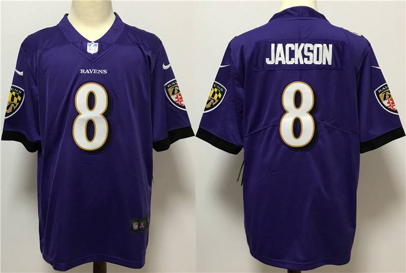 Baltimore Ravens Purple NFL Jersey 02