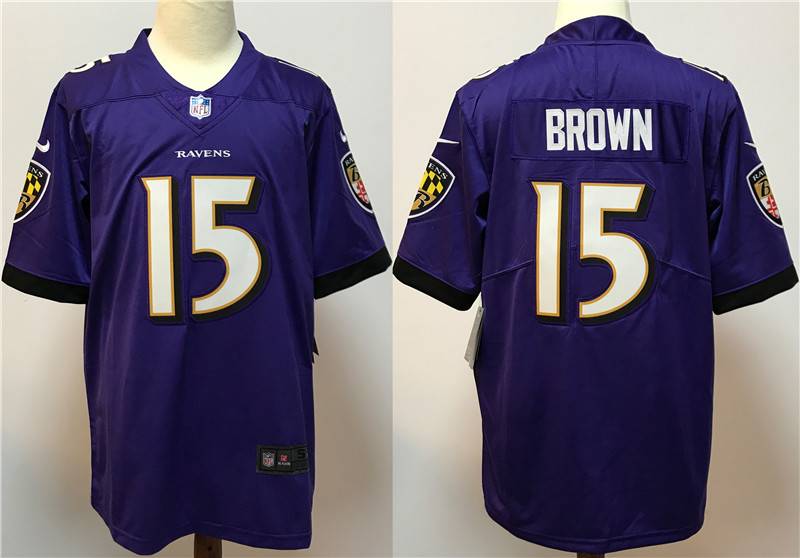 Baltimore Ravens Purple NFL Jersey 02