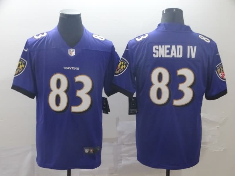 Baltimore Ravens Purple NFL Jersey 02