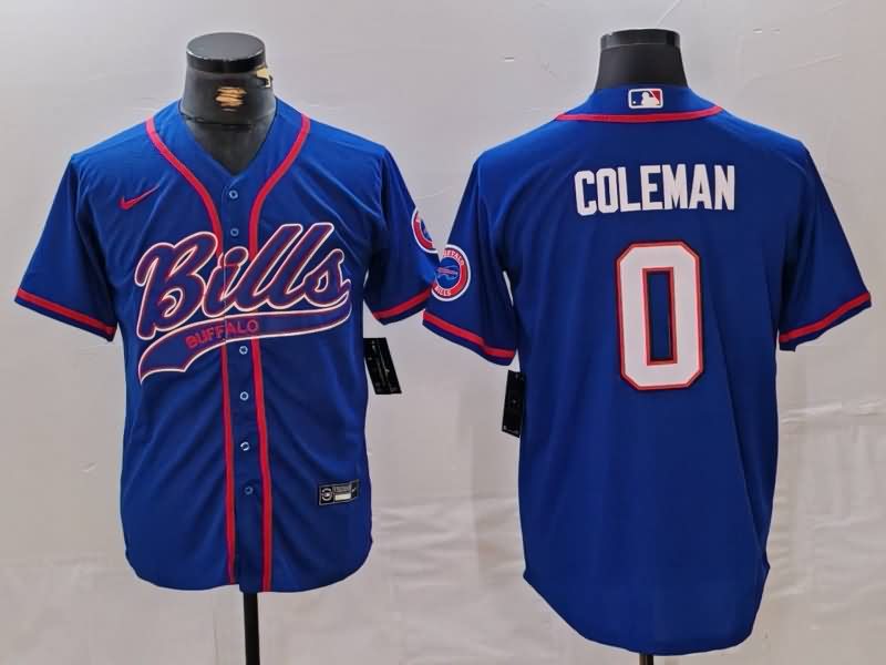 Buffalo Bills Blue MLB&NFL Jersey