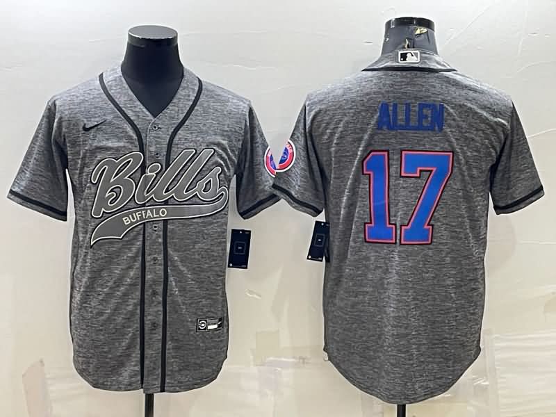 Buffalo Bills Grey MLB&NFL Jersey 02