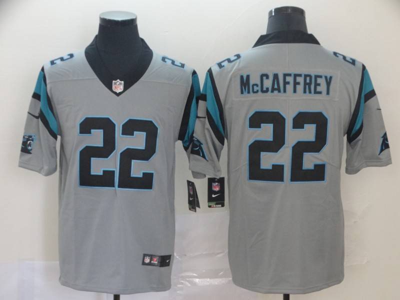 Carolina Panthers Grey Inverted Legend NFL Jersey