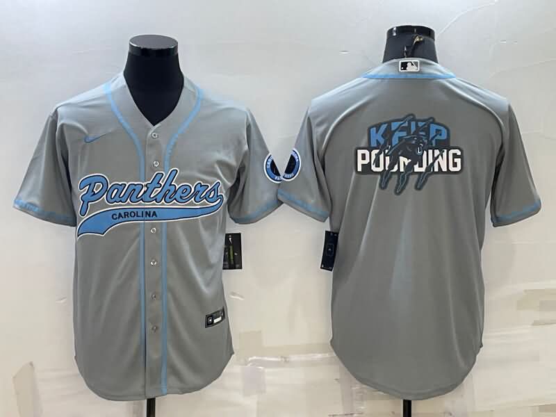 Carolina Panthers Grey MLB&NFL Jersey