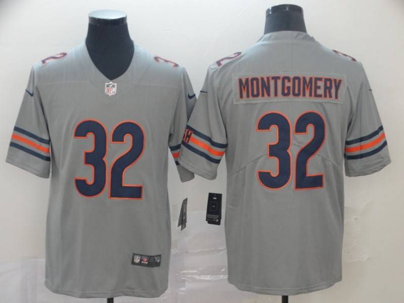 Chicago Bears Grey Inverted Legend NFL Jersey