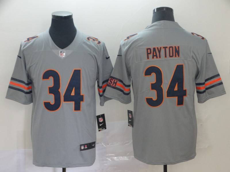 Chicago Bears Grey Inverted Legend NFL Jersey