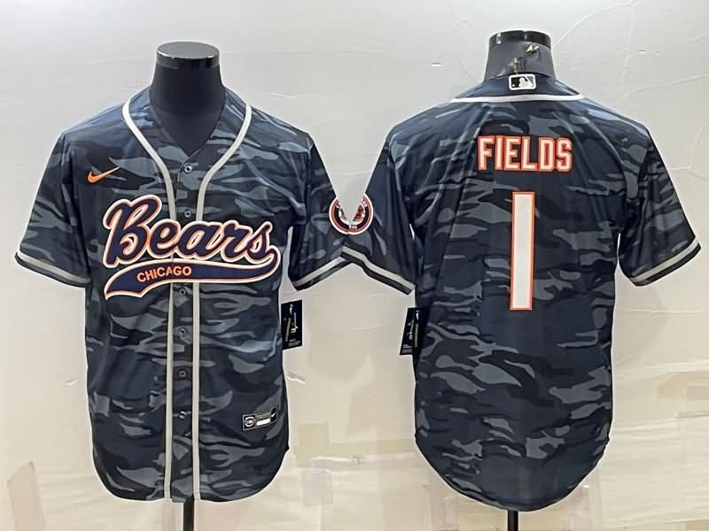 Chicago Bears Camouflage MLB&NFL Jersey