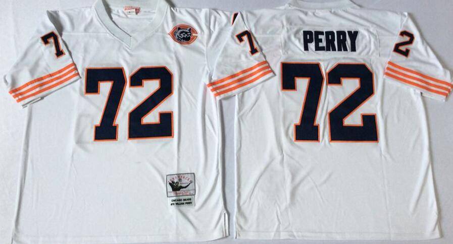 Chicago Bears White Retro NFL Jersey