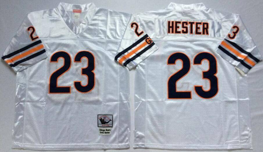 Chicago Bears White Retro NFL Jersey 02