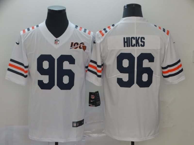 Chicago Bears White NFL Jersey